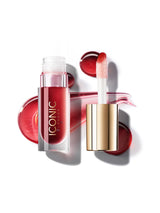 Next ICONIC London Lustre Lip Oil - One to Watch Red- Buy online at McGrocer