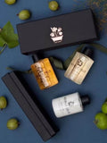 Noble Isle hair and shower travel trio gift set 3 x 75ml, imported from the UK