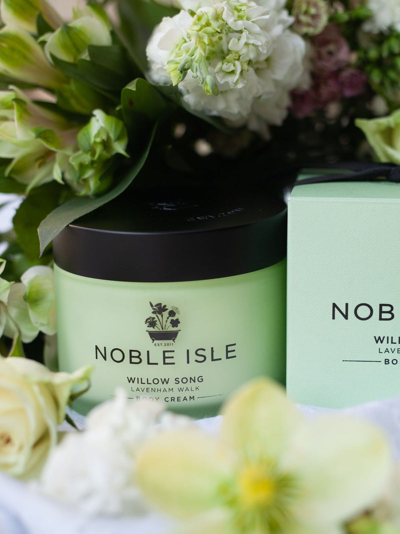 Noble Isle Willow Song body cream 250ml, imported from the UK