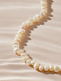 Freshwater pearl waterproof stainless steel anklet (British brand)