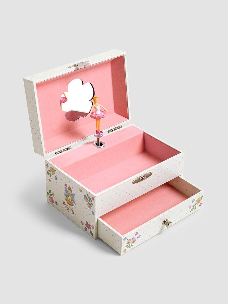JoJo Maman Bébé floral fairy musical jewellery box - British product