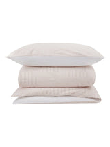 Next The White Company Dusty Pink Reversible Gingham Duvet Cover and Pillowcase Set Single- Buy online at McGrocer