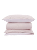 The White Company Dusty Pink Reversible Gingham Single Duvet Cover Set (British brand)