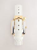 Ecru Square Heart Charm Watch 2.5cm square - British product