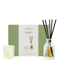 Zen smoked amber wood reed diffuser gift set, imported from the UK