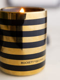 Rockett St George berry sandalwood scented candle, imported from the UK