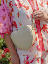 Next LRM Goods Personalised Leather Ella Crossbody Heart Bag- Buy online at McGrocer