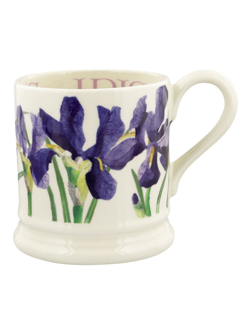 Emma Bridgewater Cream Iris 1/2 Pint Mug