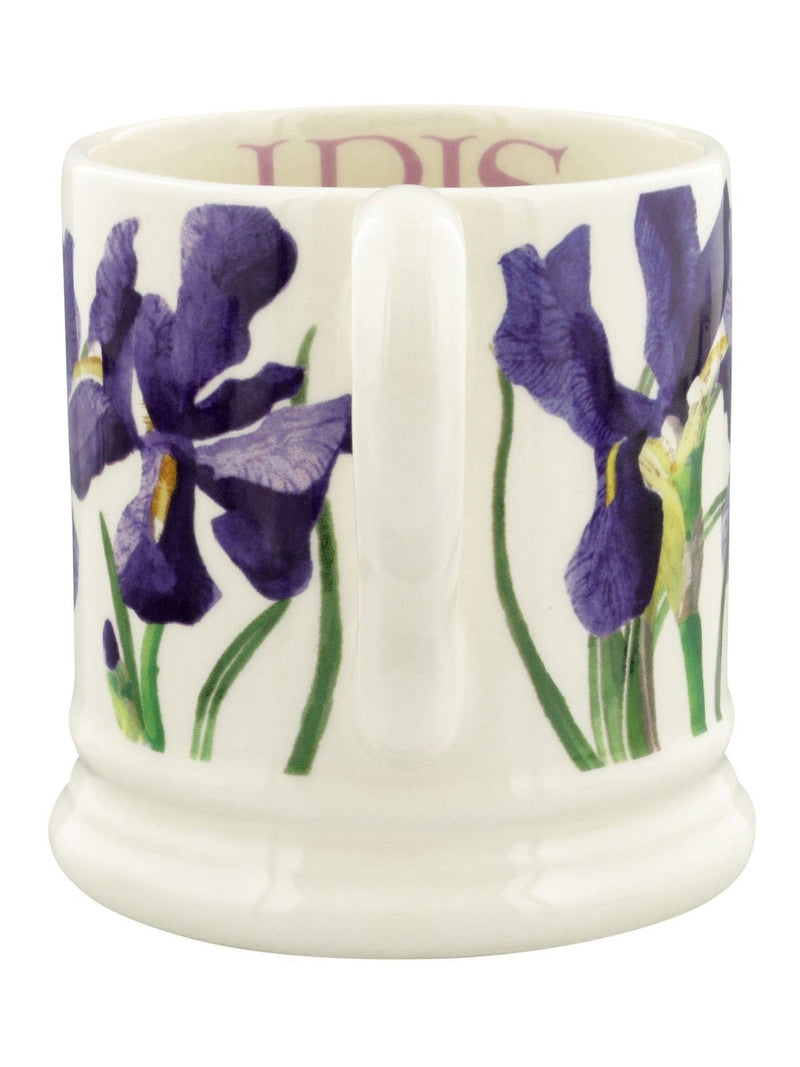 Emma Bridgewater Cream Iris 1/2 Pint Mug