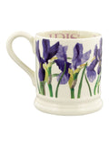 Emma Bridgewater Cream Iris 1/2 Pint Mug