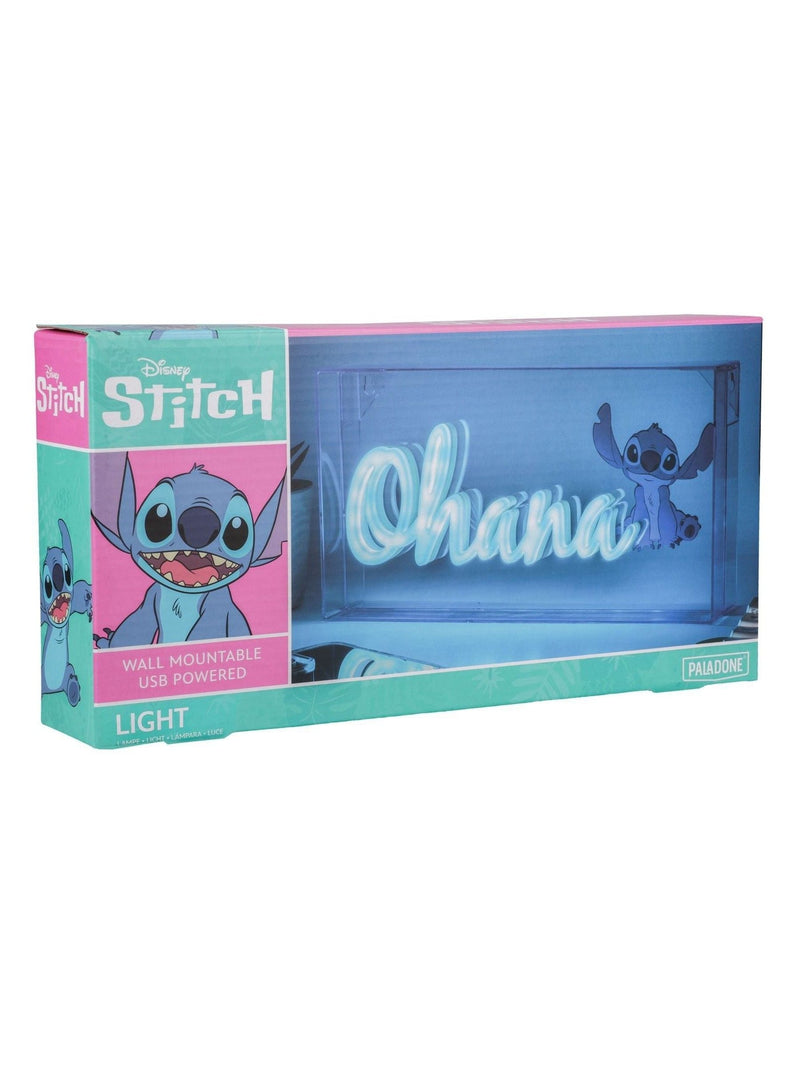 Disney Stitch Ohana LED neon light, imported from the UK