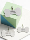 Oakdene personalised steel dog tag (British brand)