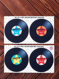 Oakdene personalised beer mats set of 4, imported from the UK