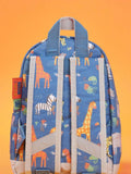 My 1st Years personalised safari print mini backpack, UK version