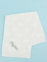 Next My 1st Years Personalised 100% Cotton Star Jacquard Blanket- Buy online at McGrocer