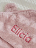 My 1st Years small personalised hooded towel 100% cotton, imported from the UK