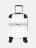 Koko Blossom personalised Grey Palm suitcase (British brand)