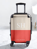 Koko Blossom Red Watermelon Vanilla Colourblock Personalised Suitcase - British product