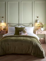 Next Appletree Olive Austell Velvet Bedspread 150cm x 220cm- Buy online at McGrocer