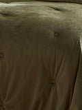 Appletree Olive Austell velvet bedspread 150cm x 220cm, UK version