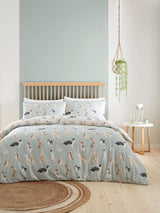 Fusion Duck Egg Cute Dogs Easycare Duvet Cover Set