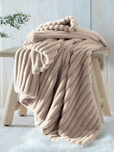 Next Appletree Morritz Faux Fur Throw 130 x 180 cm- Buy online at McGrocer