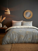 Fusion Grey Milo Giraffe Reversible Duvet Cover Set