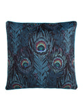 Laurence Llewelyn-Bowen peacock jacquard cushion 55x55cm (British brand)