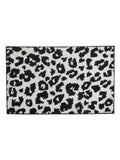 Fusion black animal print bath mat 80cm x 50cm - British product