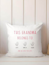 Next Koko Blossom Personalised This Grandma Belongs 100% Cotton Cushion 45x45cm- Buy online at McGrocer