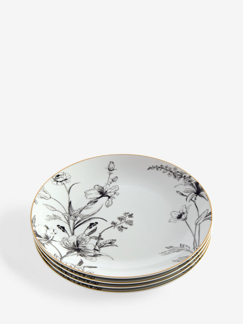 Lipsy white floral dinner plates set of 4 (British brand)