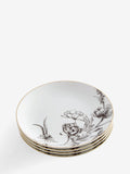 Lipsy white floral side plates set of 4 - British product