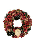 Dibor Personalised Christmas Wreath 39cm, imported from the UK