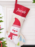 Dibor personalised Christmas stocking H45cm - British product
