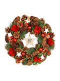 Dibor Personalised Christmas Wreath 35cm, imported from the UK
