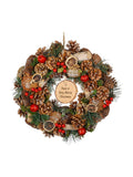 Dibor personalised Christmas wreath 38cm - British product