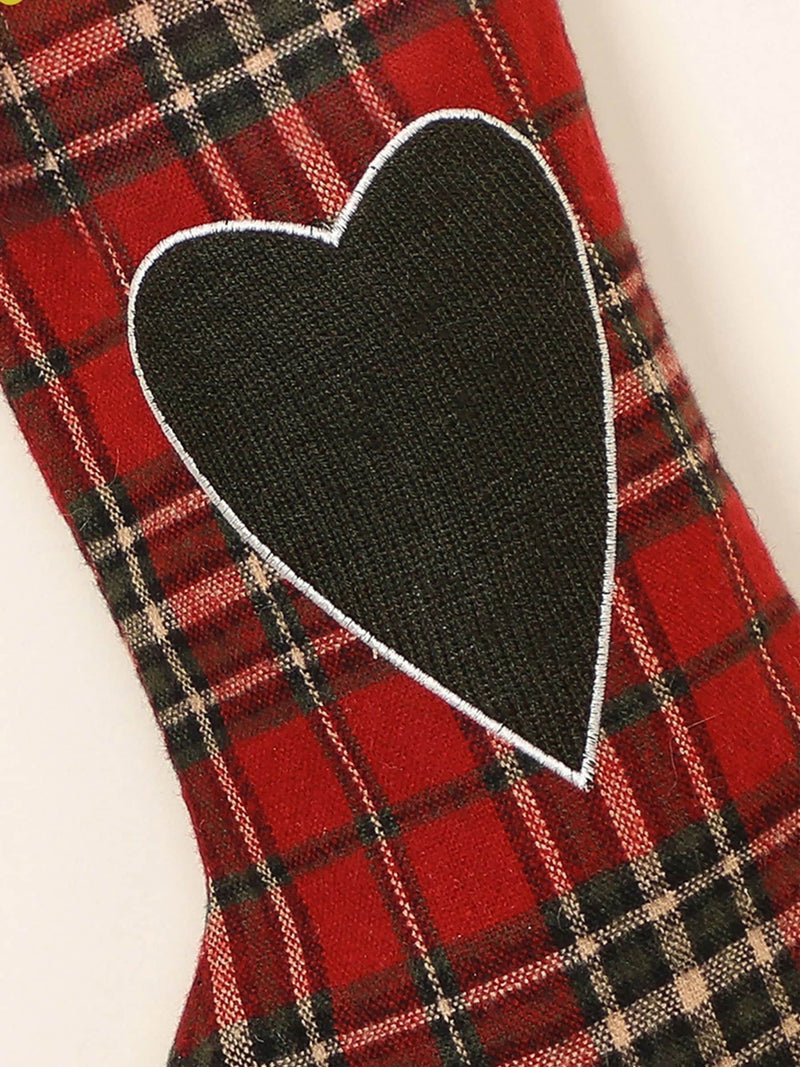 Dibor tartan Christmas stocking H49cm - British product