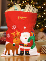 Next Dibor Personalised Christmas Santa Sack 51 x 38cm- Buy online at McGrocer