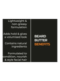 Mo Bros beard butter black cherry 100ml, imported from the UK