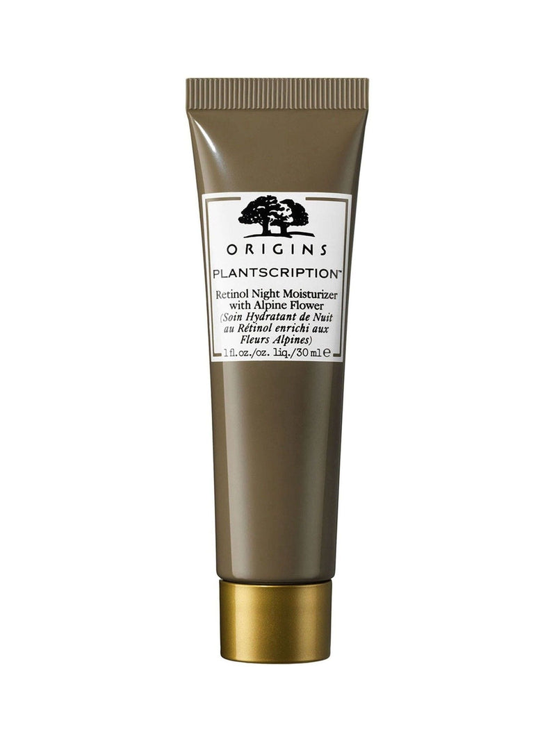 Origins Plantscription Retinol Night Moisturiser with Alpine Flower 30ml, imported from the UK