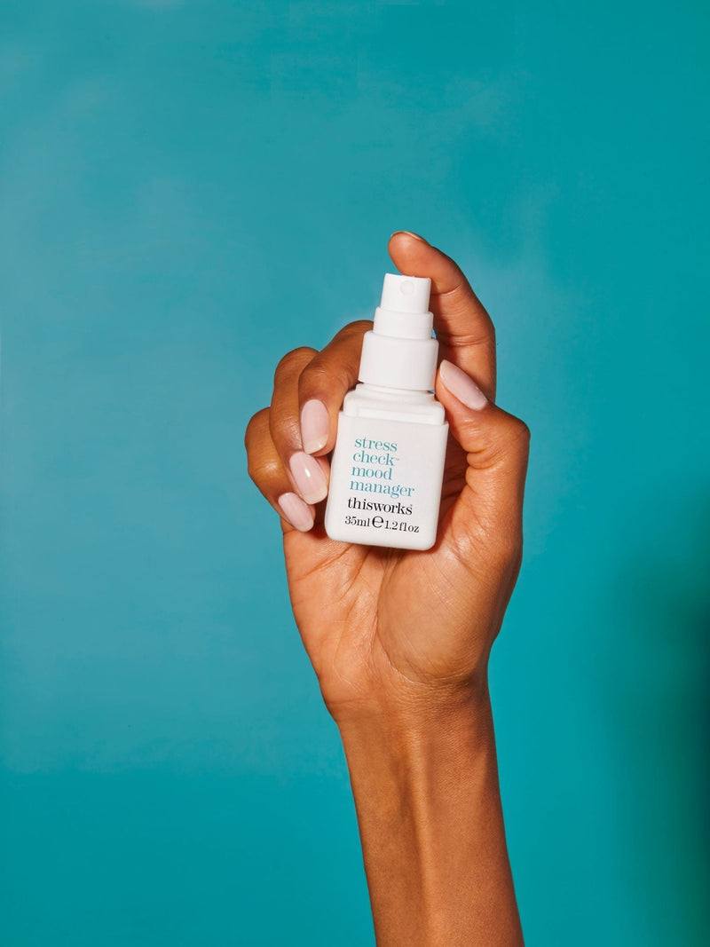 This Works Stress Check calming spray 35ml, imported from the UK