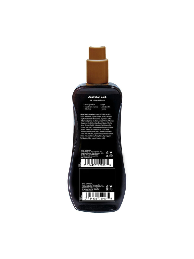 Australian Gold SPF 10 bronzer suncream 237ml - British product