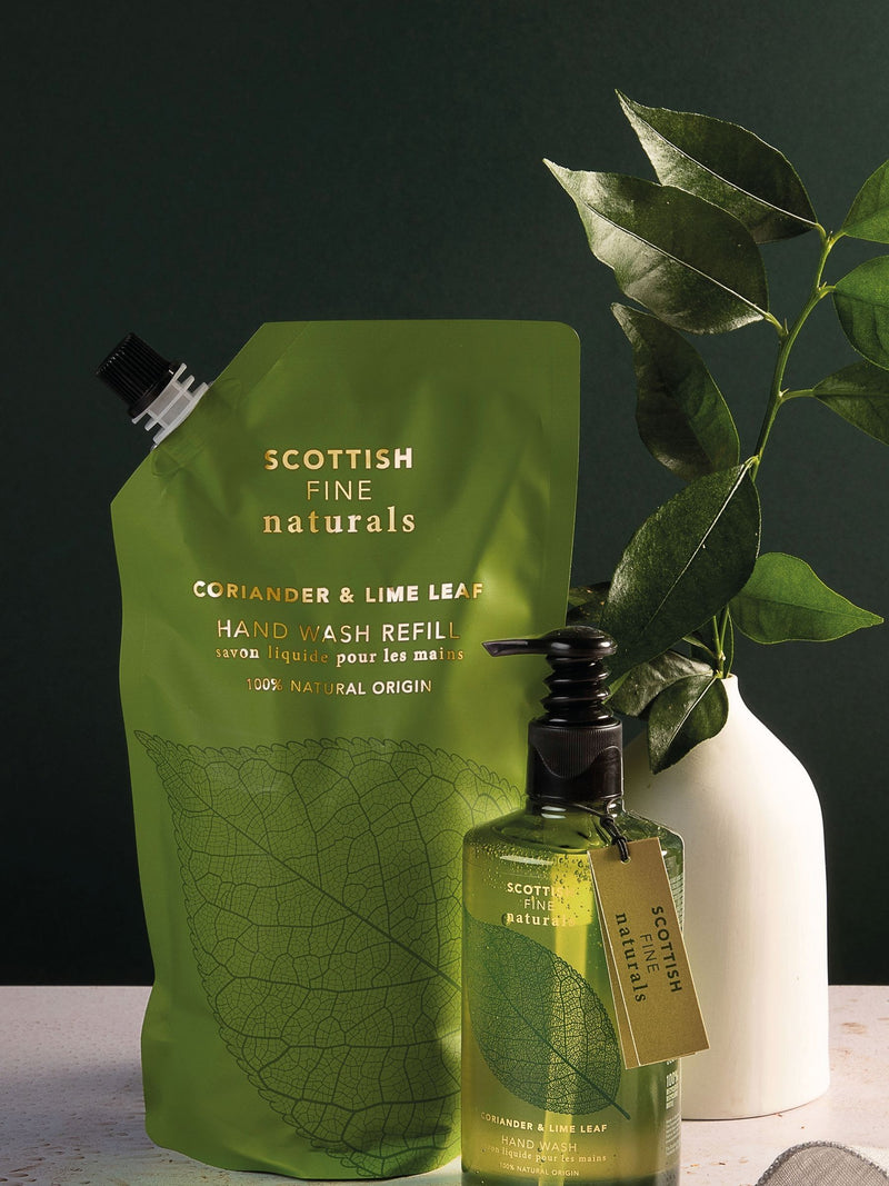 Scottish Fine Soaps hand wash Coriander and Lime Leaf 300ml, UK version