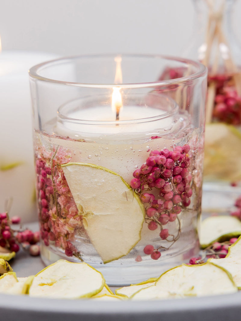 Stoneglow apple and pear blossom scented candle (British brand)