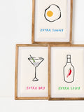 Oliver Bonas extra dry martini wall art 36x27cm, imported from the UK