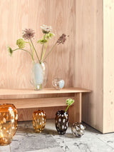 Next OYOY Living Smoke Jali Glass Vase 14 cm- Buy online at McGrocer