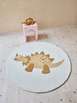 Next OYOY Mini Saffron Billy Dino Rug 120x120cm- Buy online at McGrocer