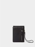 Osprey London Black Madison leather phone bag, UK version