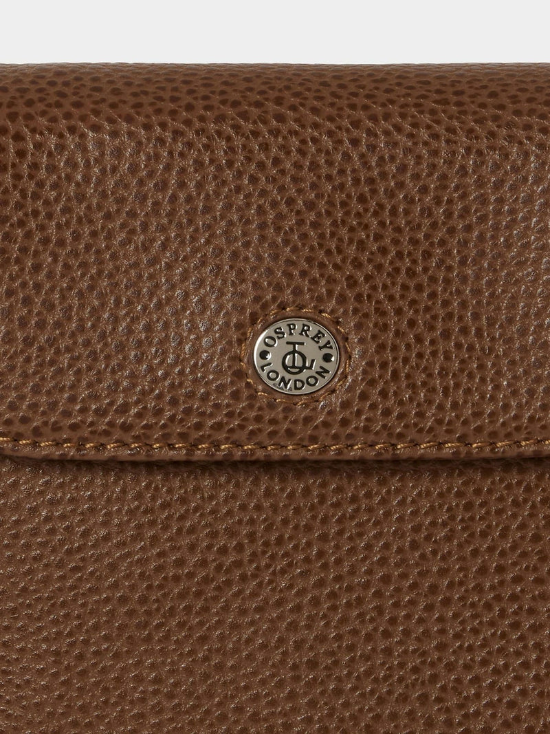 Osprey London Madison leather phone bag brown (British brand)