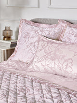 Next Lipsy Pink Paige Floral Jacquard Pillow Sham Cover Set of 2- Buy online at McGrocer